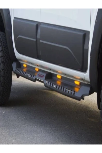 ROAL TUNİNG 2012-2022 MODEL UYUMLU FORD RANGER DAKAR TİPİ OFF ROAD YAN BASAMAK LEDLİ - Resim 2