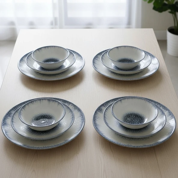 GÜRAL PORSELEN Enternasyonel Antares 12 Parça Yemek Takımı 14711 - Resim 4