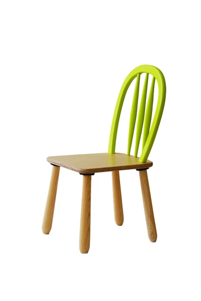 Ahşap Macaron Sandalye( Yağ Yeşili) - Resim 3