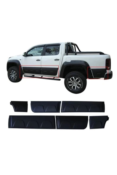 ROAL TUNİNG 2010-2020 UYUMLU VOLKSWAGEN AMAROK KAPI GÖVDE KAPLAMA KABARTMA ürün görseli
