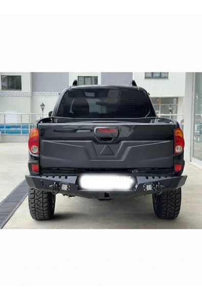 ROAL TUNİNG 2015+MİTSUBİSHİ YARIM L200 Uyumlu ARKA BAGAJ KAPLAMA KABARTMA KORUMA DODİK - Resim 2