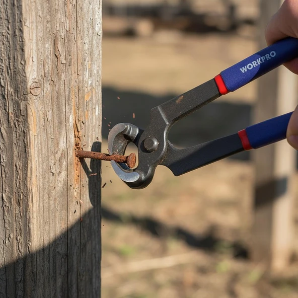 WORKPRO WP231149 200mm CR-V Profesyonel Betoncu Kerpeteni - Resim 5