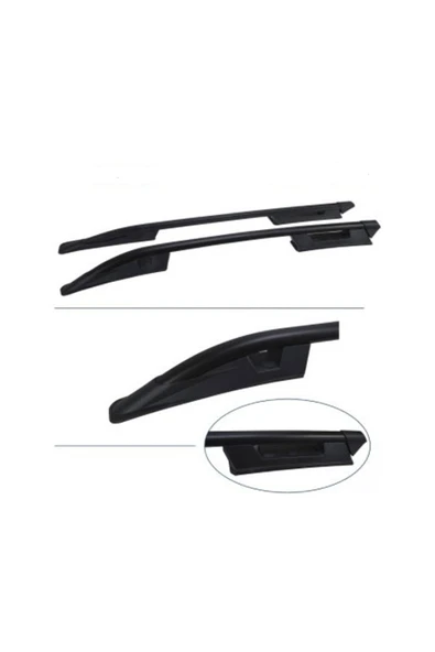 ROAL TUNİNG 2015+ TOYOTA HİLUX REVO FALCON TAVAN ÇITASI SİYAH - Resim 2