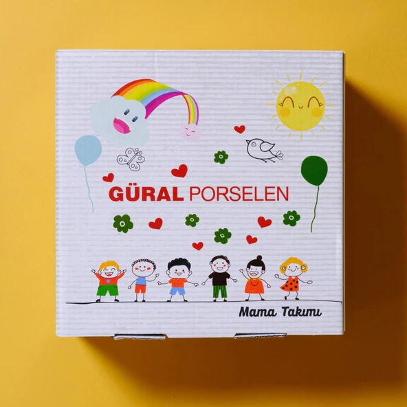 GÜRAL PORSELEN Camelia 2 Parça Mama Takımı 5970 - Resim 5