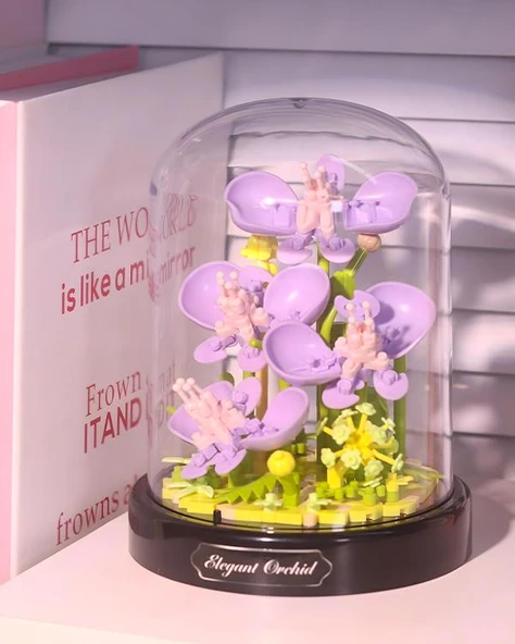 Ctoy Fanuslu Çiçek Serisi Orkide Lego Seti 16345 - Resim 4