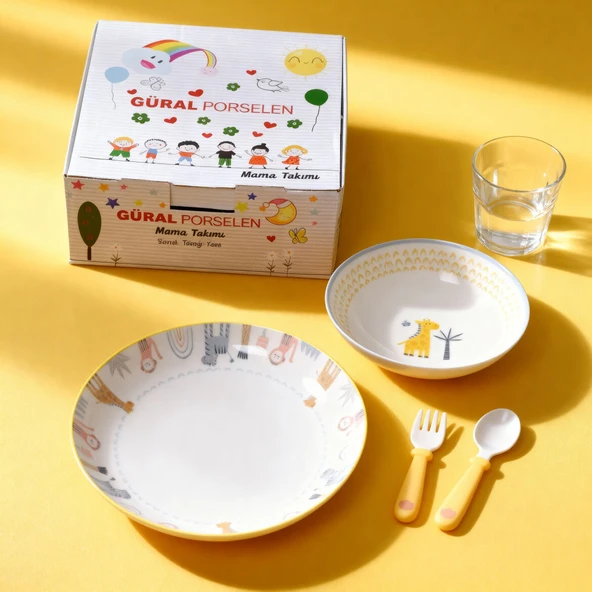 GÜRAL PORSELEN Camelia 2 Parça Mama Takımı 5970 ürün görseli 1