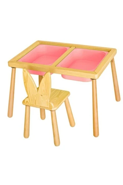 Duyusal Oyun Masası + 1 Sandalye ürün görseli