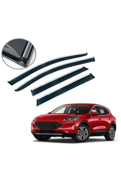 ROAL TUNİNG KUGA CAM RÜZGARLIĞI (PARLAK SİYAH) 2020+ UYUMLUDUR.GÖRSEL TEMSİLİDİR. - Resim 2