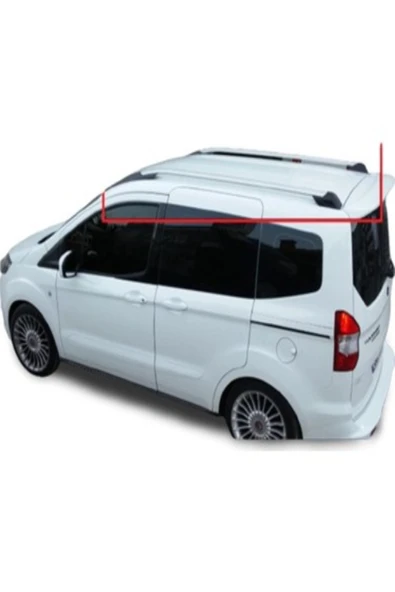 ROAL TUNİNG 2014-2023 MODELLERE UYUMLU FORD COURİER TAVAN ÇITASI GRİ ürün görseli
