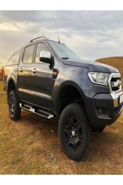 ROAL TUNİNG 2012-2022 MODEL UYUMLU FORD RANGER DAKAR TİPİ OFF ROAD YAN BASAMAK LEDLİ ürün görseli