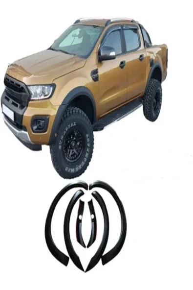 ROAL TUNİNG FORD RANGER T8 SLİM DODİK KAPLAMA SENSÖRLÜ 6 PARÇA 2019-22 ARASI UYUMLU ürün görseli