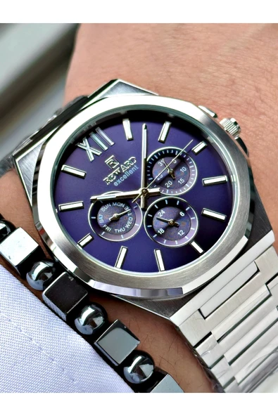 Reward Gümüş Renk Fonksiyonlar Aktif Klasik Çelik Kordon Erkek Kol Saati + BİLEKLİK HEDİYELİ ürün görseli 1