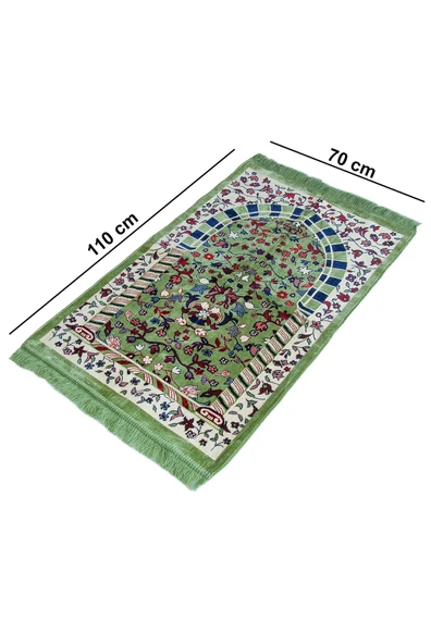 Ravza Temalı Hediyelik Set - Seccade, Ravza Kokusu, Sabun ve Takke Dini Hediye Seti - Resim 12