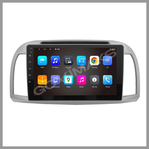 NİSSAN MİCRA 2002-2010 UYUMLU 6 GB RAM 128 GB HAFIZA ANDROID MULTIMEDIA TEYP - Resim 6