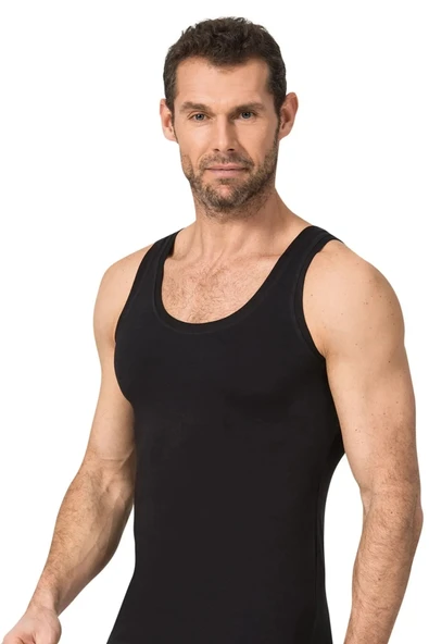 Altunkoza Underwear Has Altunkoza 12'li Beyaz Penye Elastane Erkek Atlet 14011 ürün görseli