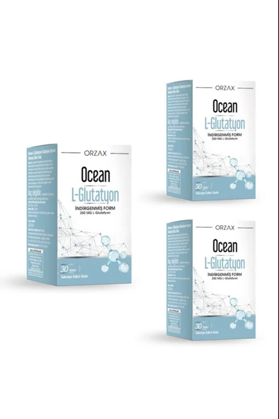 Ocean L-Glutatyon 250 mg 30 Tablet 3 Adet ürün görseli