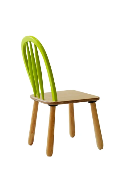 Ahşap Macaron Sandalye( Yağ Yeşili) - Resim 2