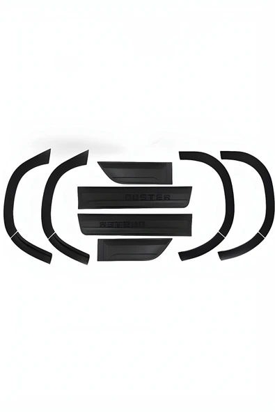 ROAL TUNİNG 2018+DACİA DUSTER DÜZ ÇAMURLUK DODİK KAPLAMA KABARTMA KORUMA 12 PARÇA - Resim 2