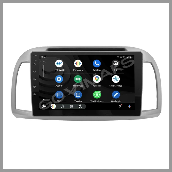 NİSSAN MİCRA 2002-2010 UYUMLU 6 GB RAM 128 GB HAFIZA ANDROID MULTIMEDIA TEYP - Resim 2