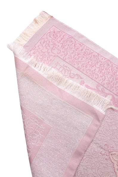 Canım Anneme İsim Nakışlı Seccade ve İnci Tesbihli Özel Silindir Kutulu Set - Resim 5