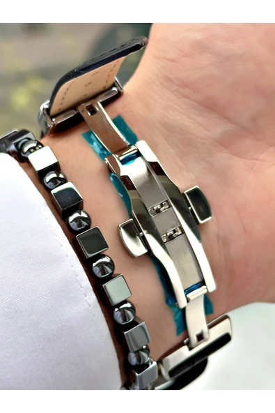 Reward Siyah Renk Deri Kordon Orjinal Klips Fonksiyonlu Erkek Kol Saati + BİLEKLİK HEDİYELİ - Resim 7