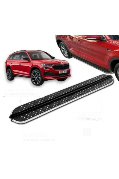 ROAL TUNİNG 2017+SKODA KODİAQ YAN BASAMAK ürün görseli