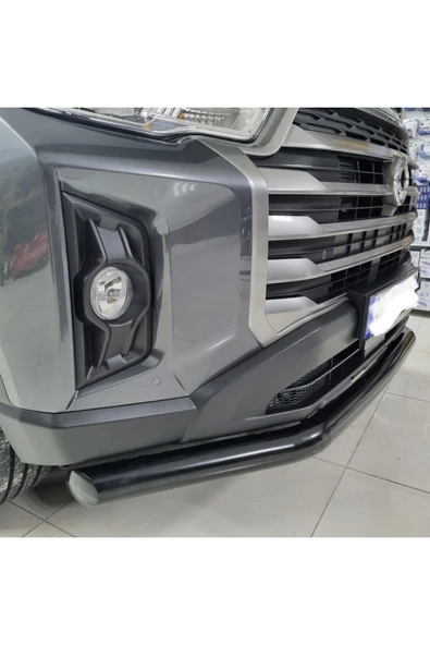 ROAL TUNİNG SSANG YONG GRAND MUSSO SHARK ÖN TAMPON KORUMA 2018 VE ÜZERİ UYUMLU - Resim 2