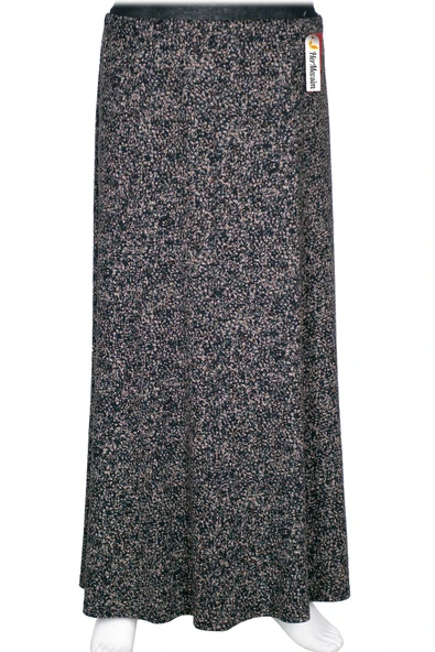 Hesna Kadın Ayşen Kışlık 8 Parça Astarsız Lastikli Petrol Etek D32 ürün görseli 1