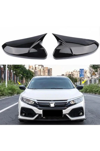 ROAL TUNİNG Ci̇vi̇c Fc5 2016-21 Uyumlu Yarasa Ayna Kapak ürün görseli