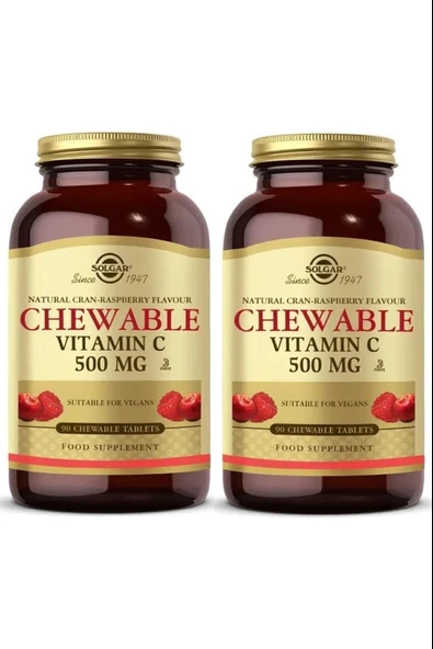 Solgar Chewable Vitamin-C 500 mg 90 Tablet 2 Adet ürün görseli