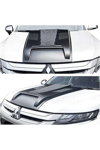 ROAL TUNİNG 2019+ÜZERİ UYUMLU MİTSUBİSHİ L200 KAPUT SCOOP KAPLAMA KABARTMA - Resim 3