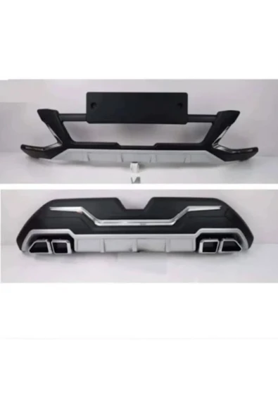 ROAL TUNİNG 2022+ ÜZERİ UYUMLU KİA SPORTAGE ÖN ARKA TAMPON DİFİZÖR KORUMA SETİ - Resim 3