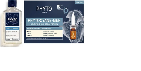 Phyto Phytocyane Men Dökülme Karşıtı Set + Şampuan Hediyeli ürün görseli 1