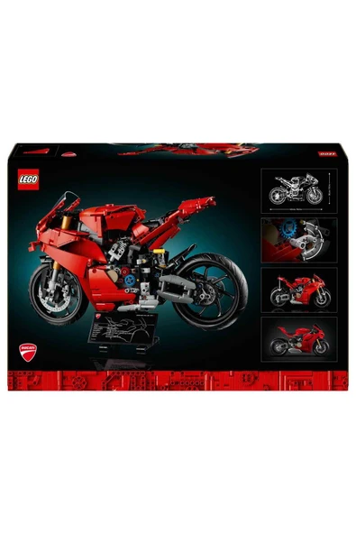Technic Ducati Panigale V4 S Motosiklet 42202 - Yetişkinler için İnşa Edilebilen Yaratıcı - Resim 4