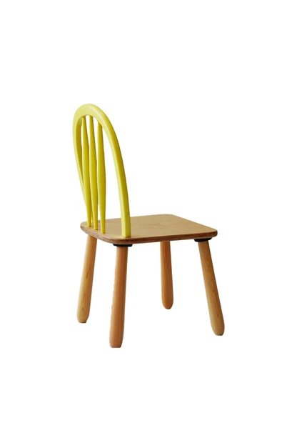 Ahşap Macaron Sandalye( Sarı) - Resim 2