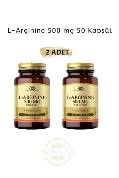 Solgar L-lysine 500 Mg 50 Kapsül 2 Adet ürün görseli