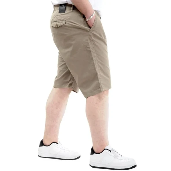 Büyük Beden Erkek Kapri Yancep Nice Classic 21402 Bej - Resim 3