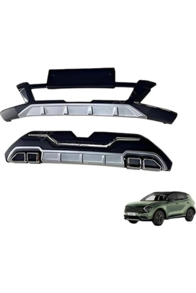 ROAL TUNİNG 2022+ ÜZERİ UYUMLU KİA SPORTAGE ÖN ARKA TAMPON DİFİZÖR KORUMA SETİ ürün görseli