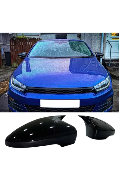 ROAL TUNİNG VOLKSWAGEN SCRİCCO 2008-2017 BATMAN YARASA AYNA KAPAK Uyumlu - Resim 2