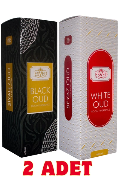 Beyaz Oud & White Oud ve Siyah Oud & Black Oud Oda ve Kumaş Spreyi Seccade Spreyi Oda Kokusu Koku 400 Ml. ürün görseli 1