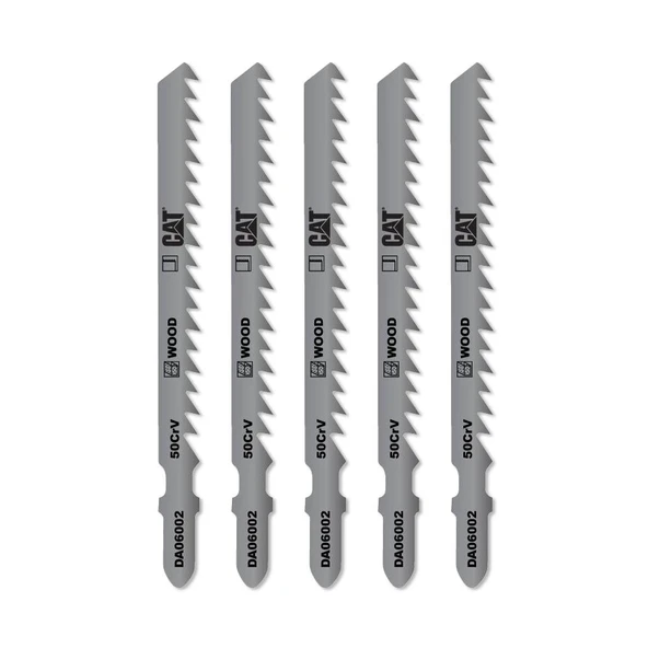 CAT DA06002 5 Parça Profesyonel Ahşap Hızlı/Kaba Kesim Dekupaj Testere Bıçağı, Ucu - Resim 2