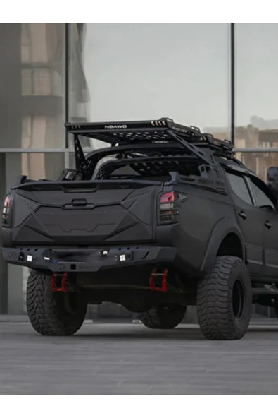 ROAL TUNİNG 2015+ ÜZERİ UYUMLU MİTSUBİSHİ L200 ARKA BAGAJ KAPLAMA KABARTMA - Resim 2