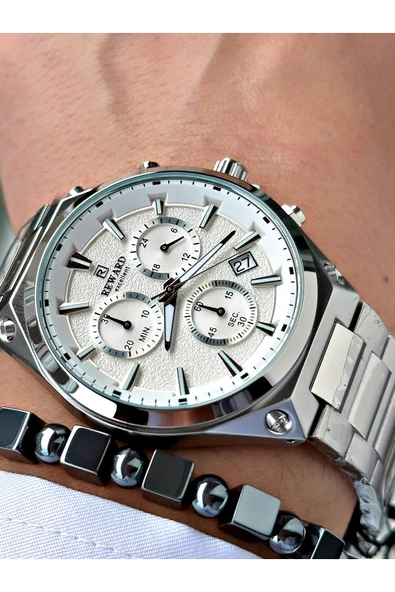 Reward Gümüş Renk Fonksiyonlar Aktif Orjinal Erkek Kol Saati + BİLEKLİK HEDİYELİ - Resim 2