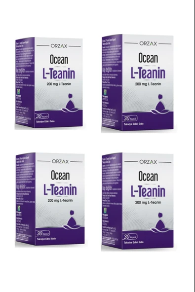 Ocean L-Teanin 200 mg 30 Kapsül 4 Adet ürün görseli