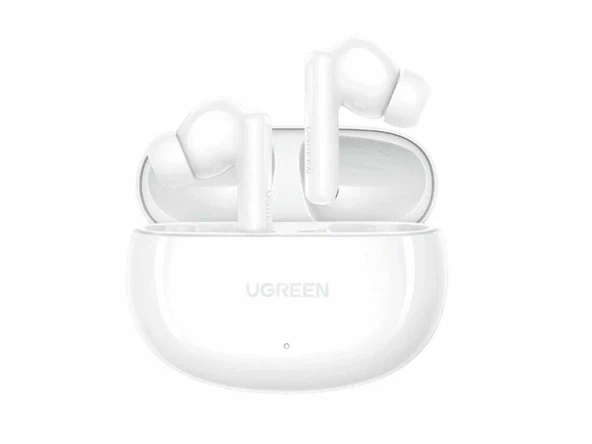 UGREEN HiTune T6s Hibrit Aktif Gürültü Engelleyici Kablosuz Kulak İçi Kulaklık, Beyaz, 45585 ürün görseli 1