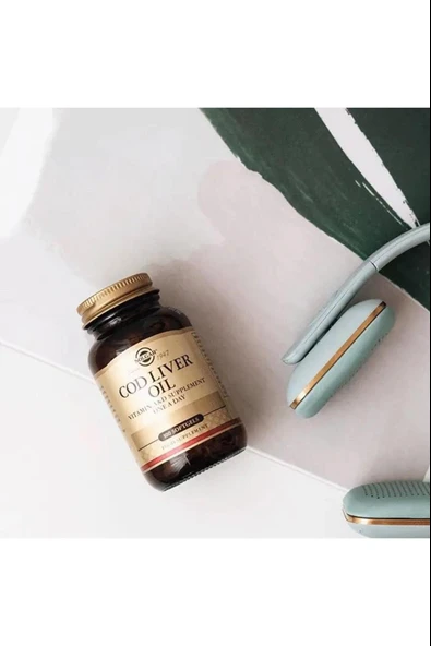 Solgar Cod Liver Oil 100 Kapsül 3 Adet - Resim 2