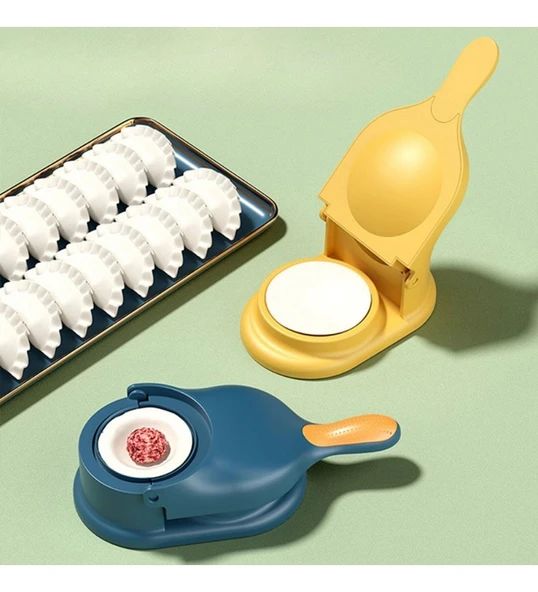 Pratik Hamur Açıcı Mantı Börek Poğaça Hamuru Açma Aparatı Ravioli Mantı Makinesi ürün görseli 1