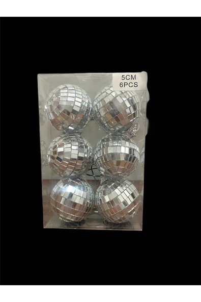 Pasta süsü disco topu 5 cm 6’lı ürün görseli 1