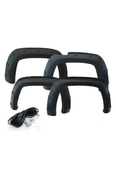 ROAL TUNİNG 2010-2016 VOLKSWAGEN AMAROK ÇAMURLUK DODİK SETİ 5.3 ÇIKINTILI VİDA GÖRÜNÜMLÜ - Resim 2