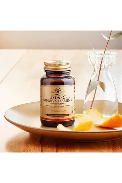 Solgar Ester-c Plus 500 Mg 100 Kapsül 3 Adet - Resim 3